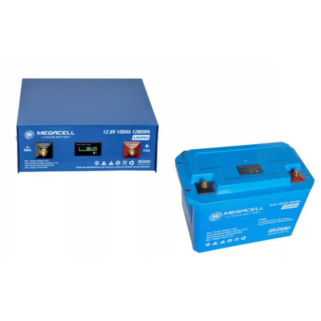 12,8V 100 Ah LİTYUM LİFE P04 - ABS Standart