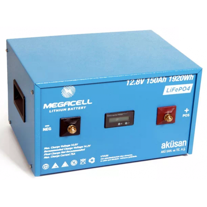 12,8V 150 Ah LİTYUM LİFE P04 - ABS Bluetooth