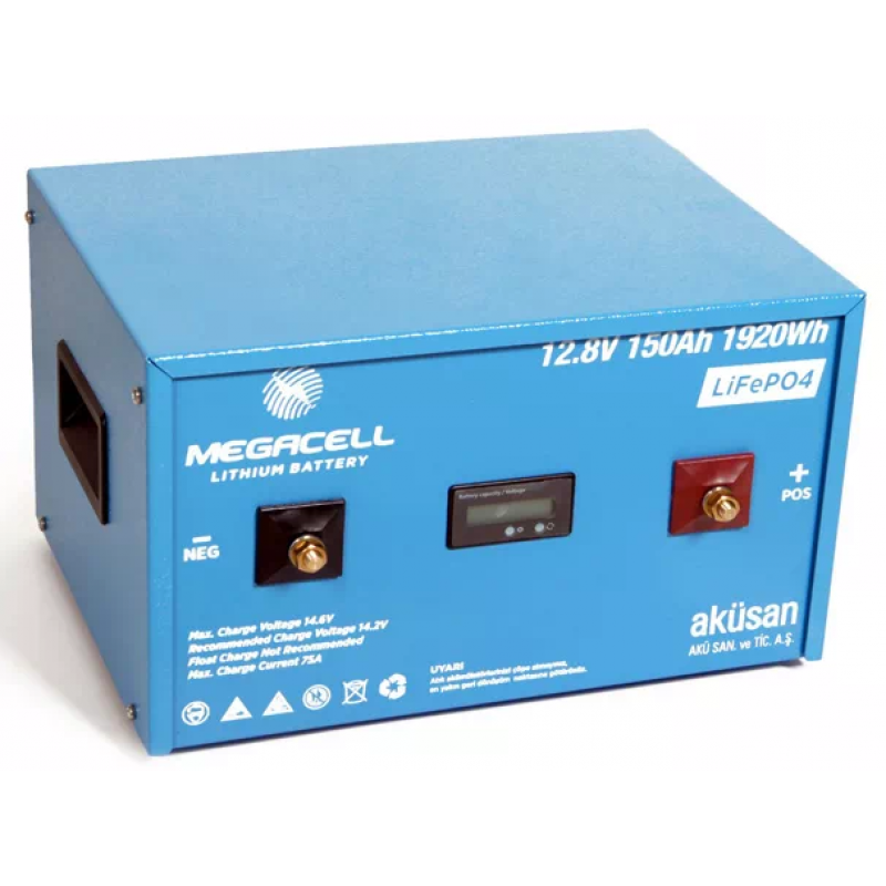 12,8V 150 Ah LİTYUM LİFE P04 - ABS Bluetooth
