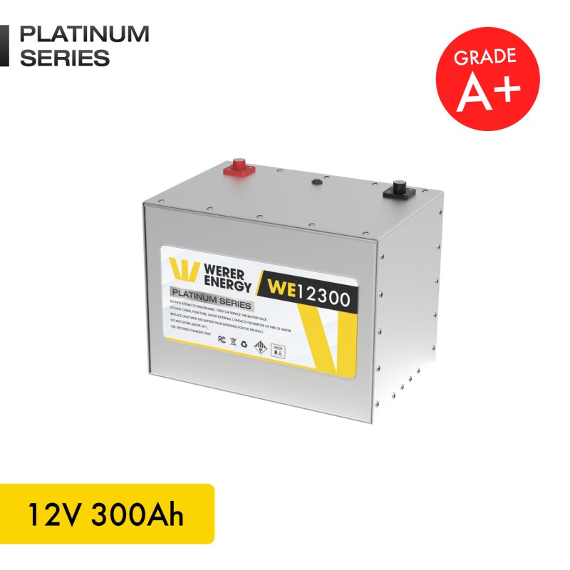 300 AH | 12V LiFePO4 Lityum Demir Fosfat Batarya/Akü – Bluetooth/Wifi