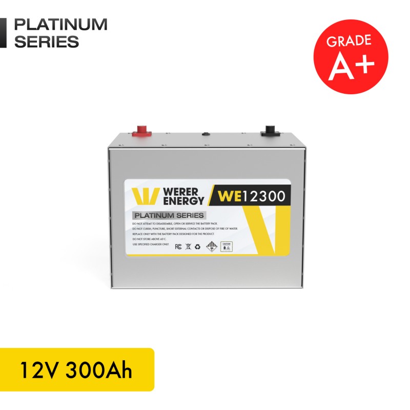 300 AH | 12V LiFePO4 Lityum Demir Fosfat Batarya/Akü – Bluetooth/Wifi