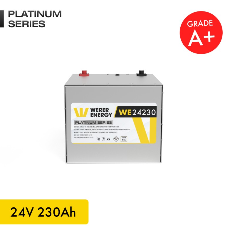 230 Ah |24V LiFePO4 Lityum Demir Fosfat Batarya/Akü – Bluetooth/Wifi