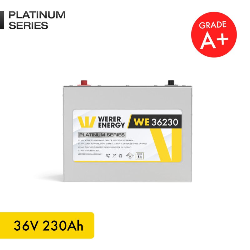 230 Ah |36V LiFePO4 Lityum Demir Fosfat Batarya/Akü – Bluetooth/Wifi