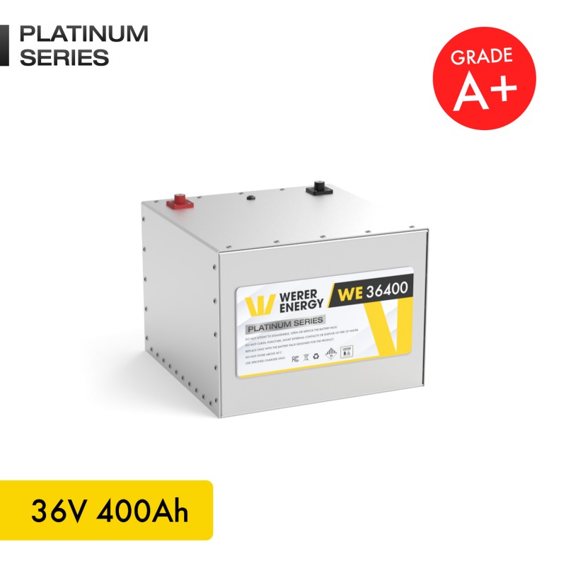 400 Ah |36V LiFePO4 Lityum Demir Fosfat Batarya/Akü – Bluetooth/Wifi