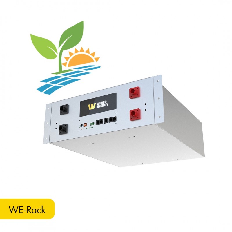 15kw | 51,2V LiFePO4 Rack Tipi Batarya/Akü