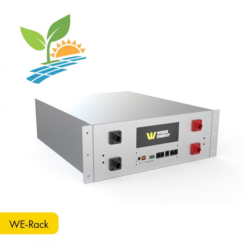 15kw | 51,2V LiFePO4 Rack Tipi Batarya/Akü