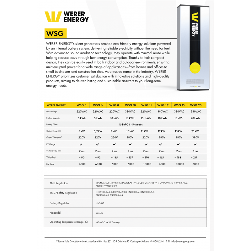 6,2KW | SESSİZ JENERATÖR| TEK FAZ