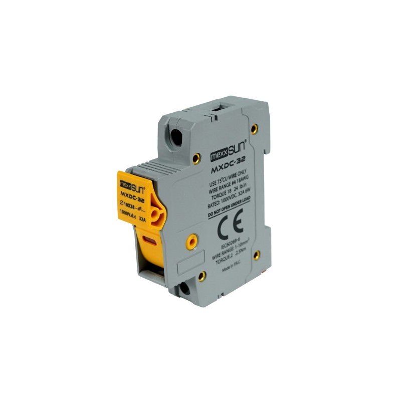 DC Sigorta + Sigorta Yuvası (32A 1000V) - 12 adet