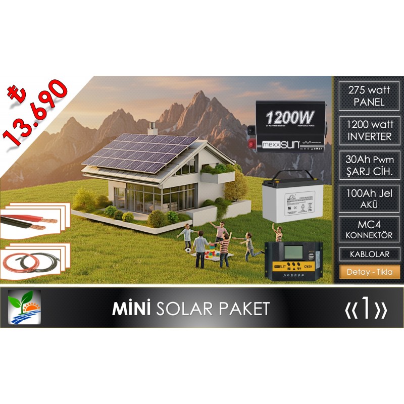 MİNİ SOLAR PAKET | PKT:1