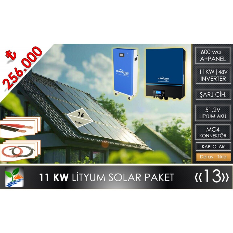 11 KW LİTYUM PAKET | PKT13