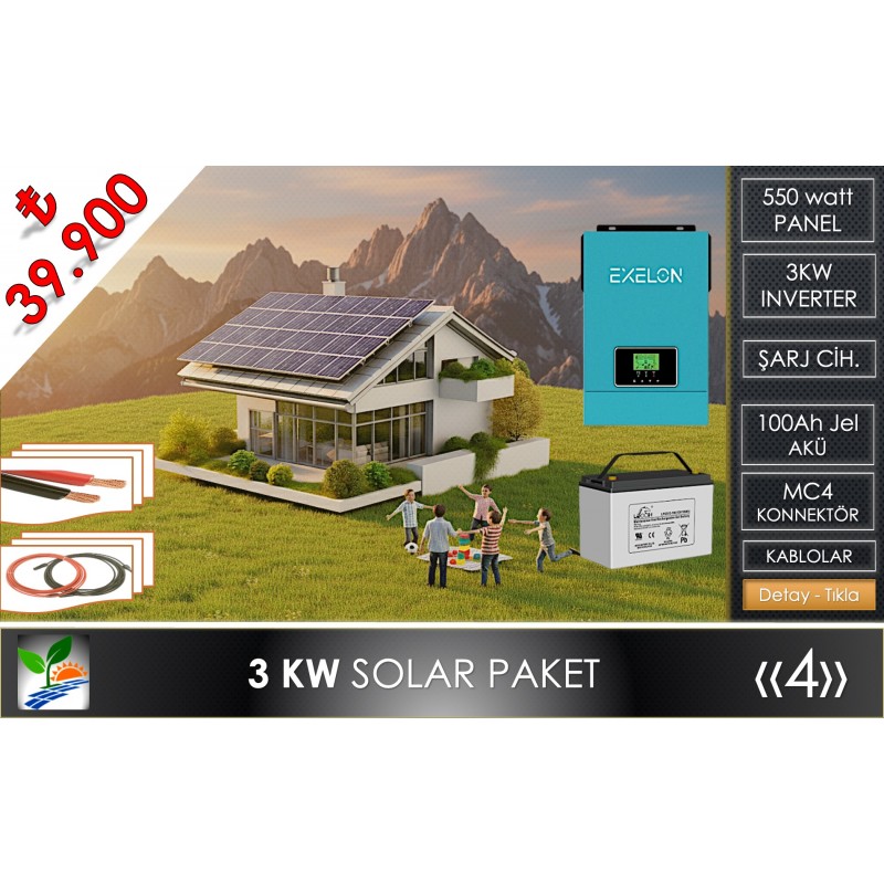 3 KW SOLAR PAKET | PKT:4