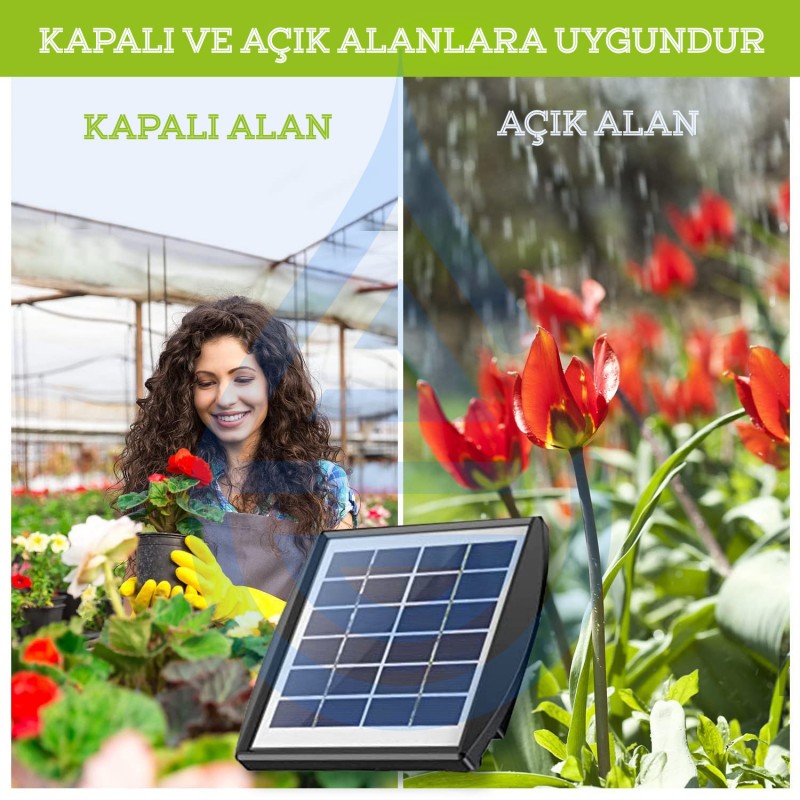 Güneş Enerjili otomatik saksı sulama cihazı